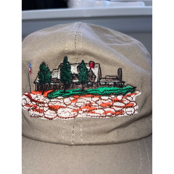 Walker's Point Hat Wisconsin Graphic Brown Cap Headwear OS - Picture 3 of 8